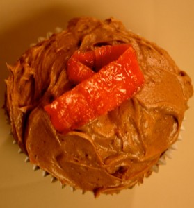 Beet-iful Carrot Cupcakes Close up